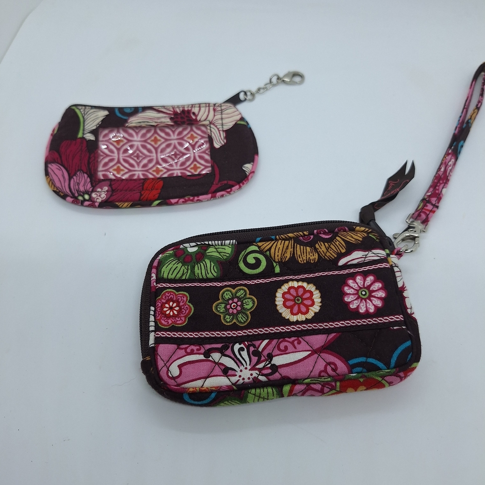 Floral Wristlet and Coin Purse Set